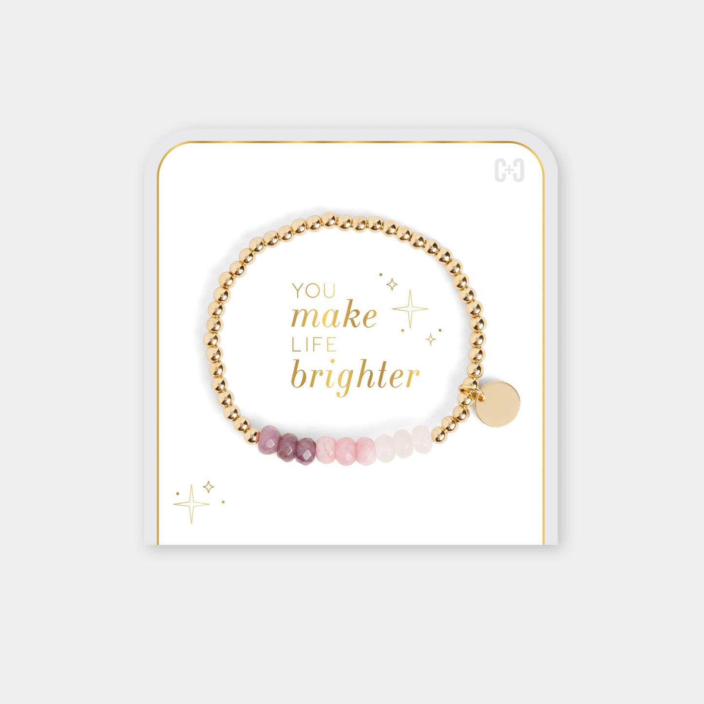 You Make Life Brighter Adjustable Bracelet