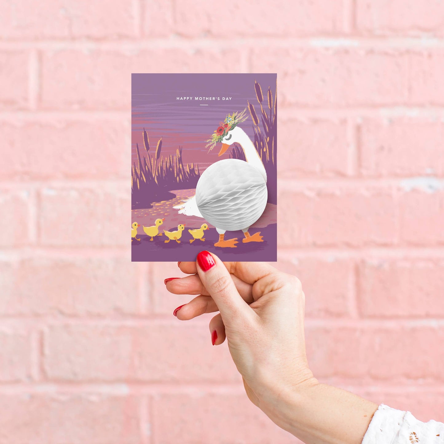 Pop-up Mama Duck Card