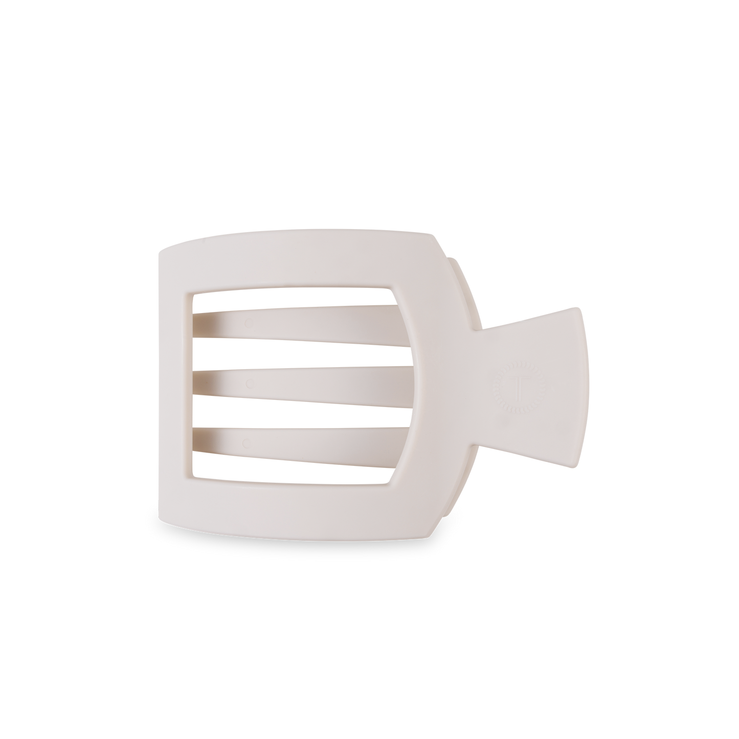 Medium Square Flat Hair Clip: Toasted