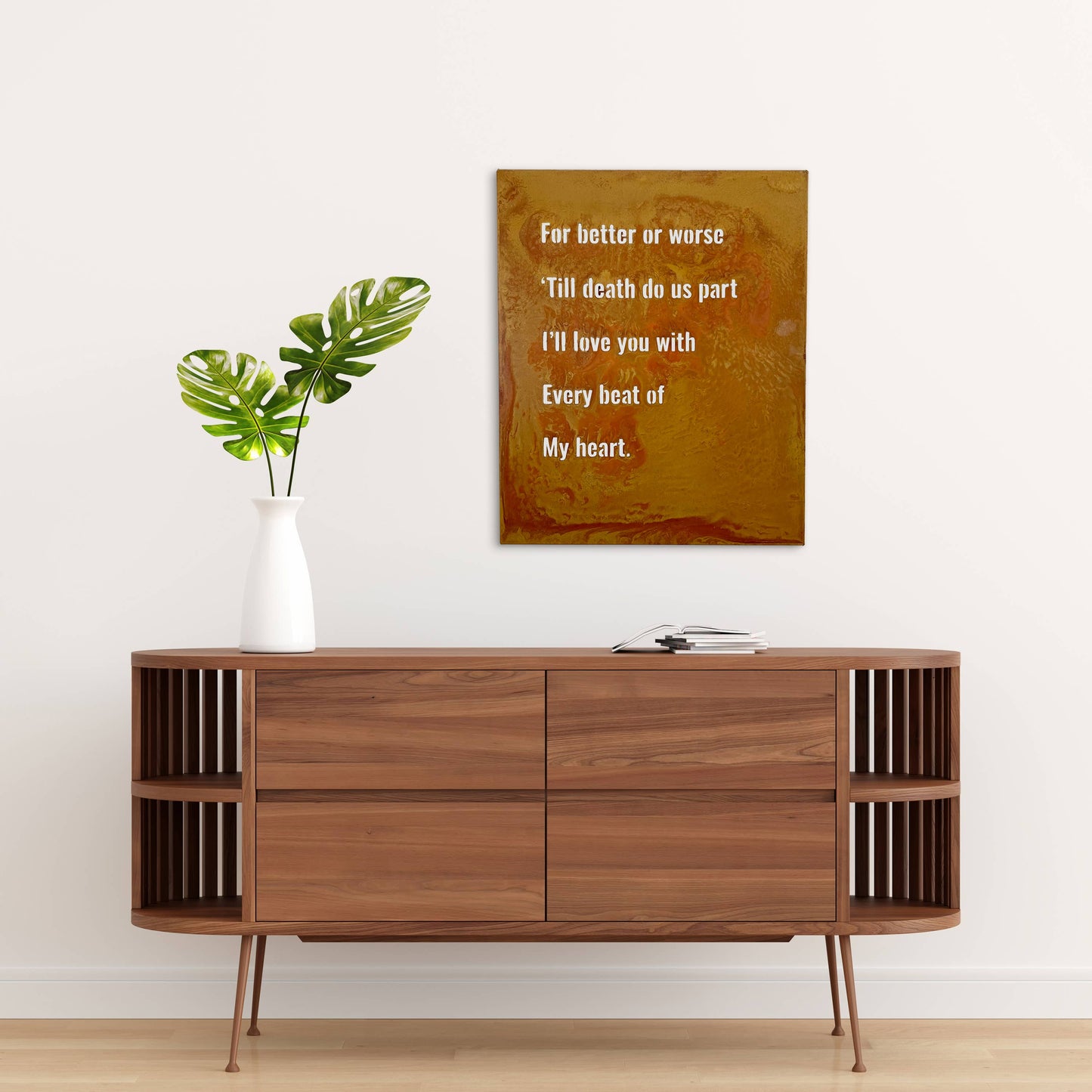 For Better Or Worse - Metal Wall Art Song Lyrics