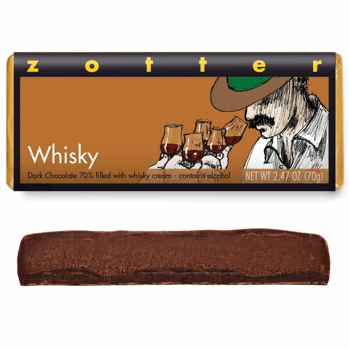 Whisky (Hand-scooped Chocolate)