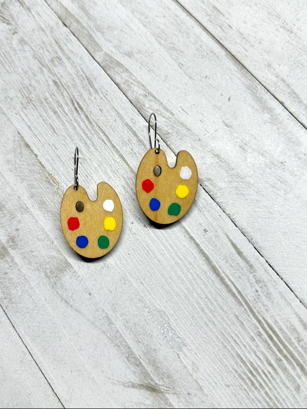 Art Palette Dangle Earrings