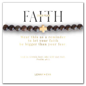 Faith Over Fear Bracelets-6mm