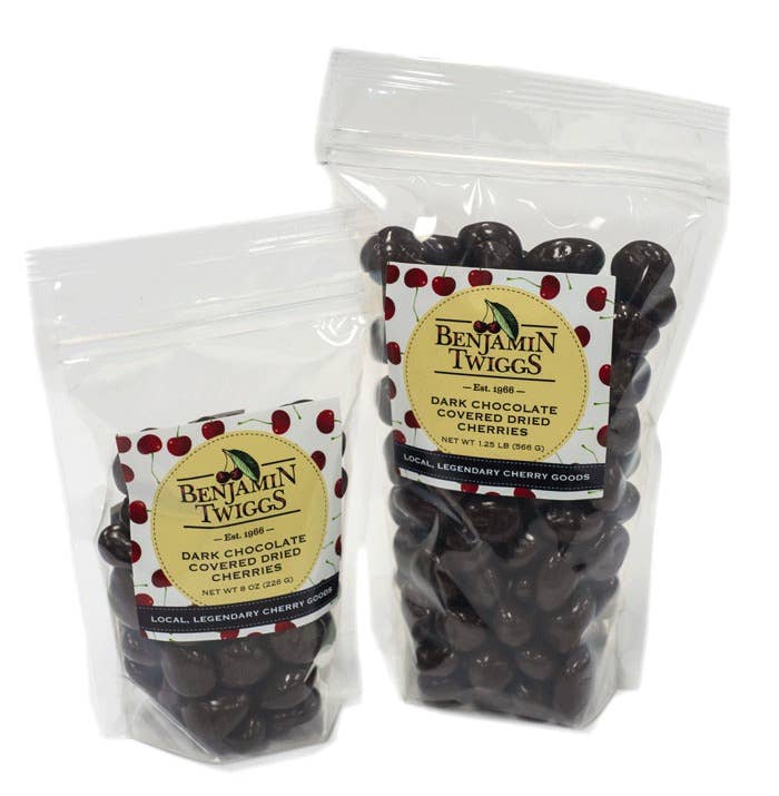 8oz Dark Choc Dried Cherries