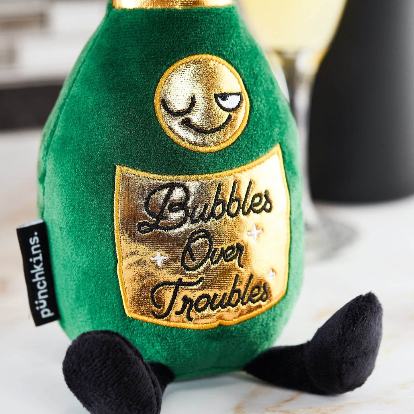 Cute Champagne Novelty Plushie