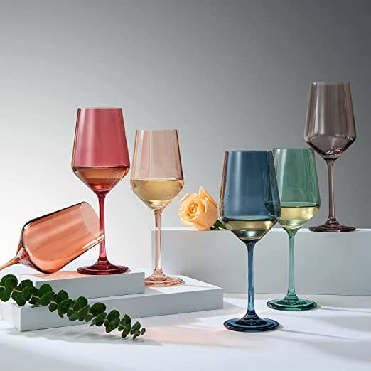 Colored Wine Glass