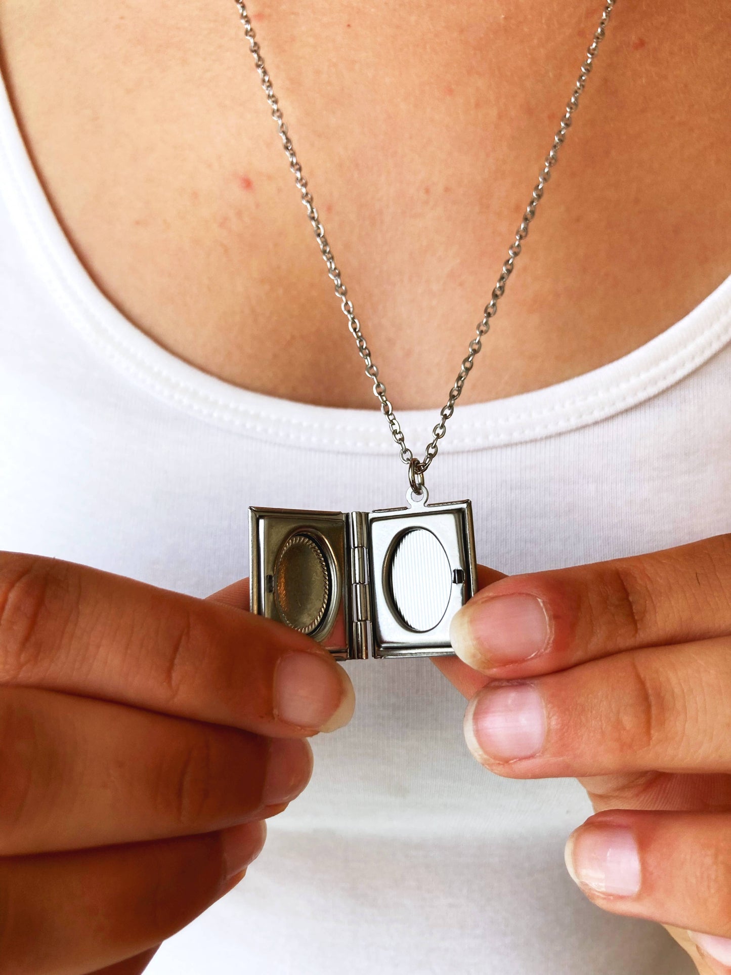 Book Locket Little Women Necklace