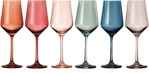 Colored Wine Glass