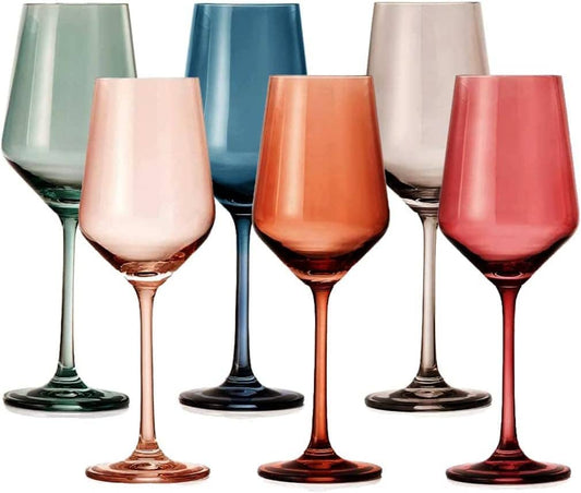 Colored Wine Glass