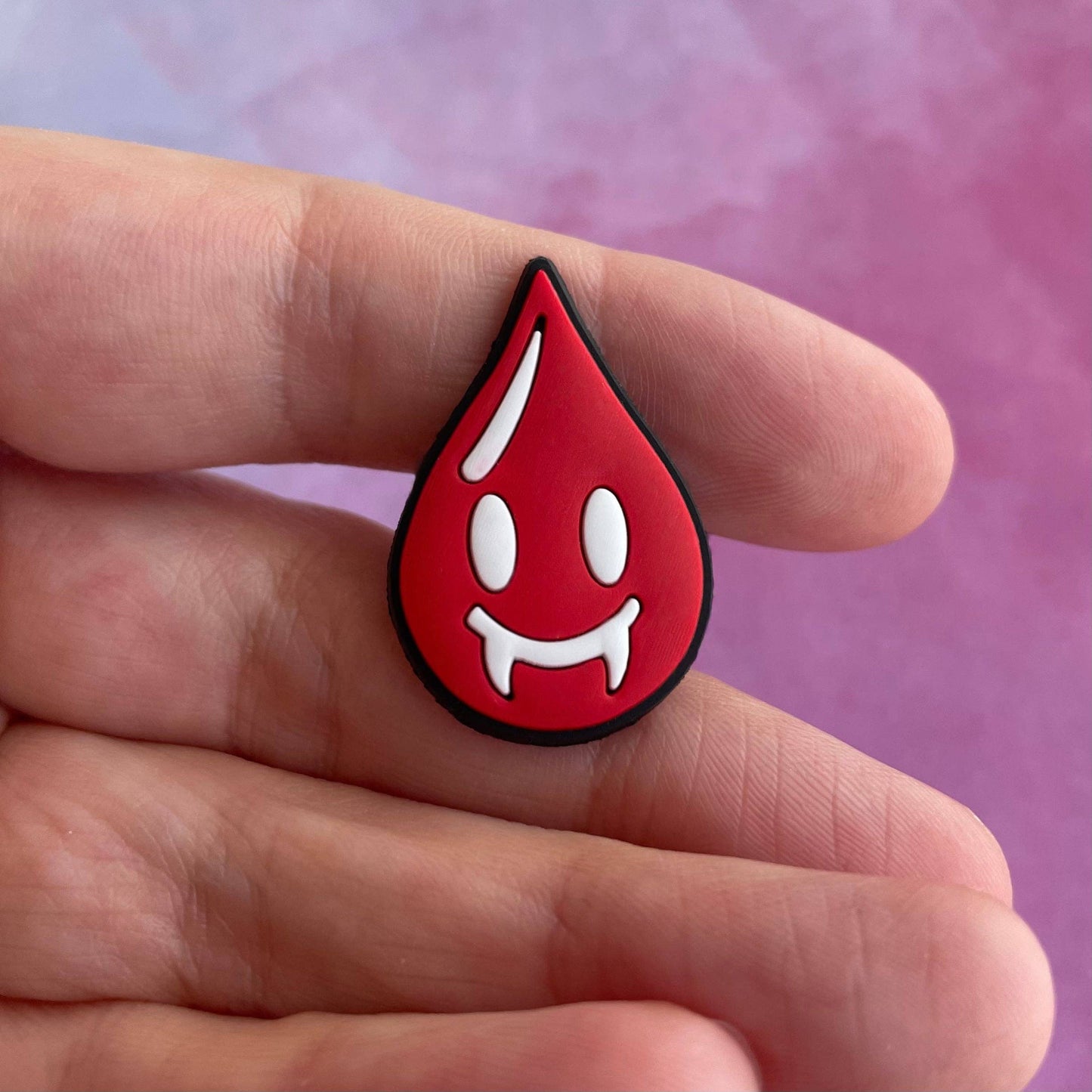 Vampire Blood Drop PVC Charm