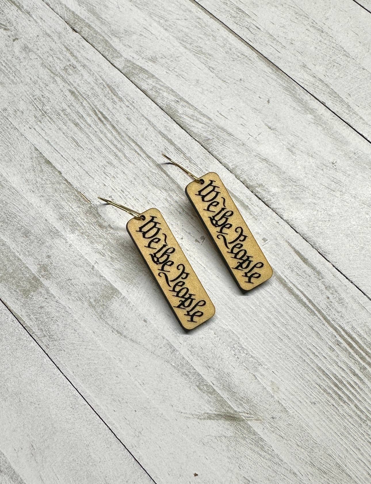 We The People Maple Dangle Earrings