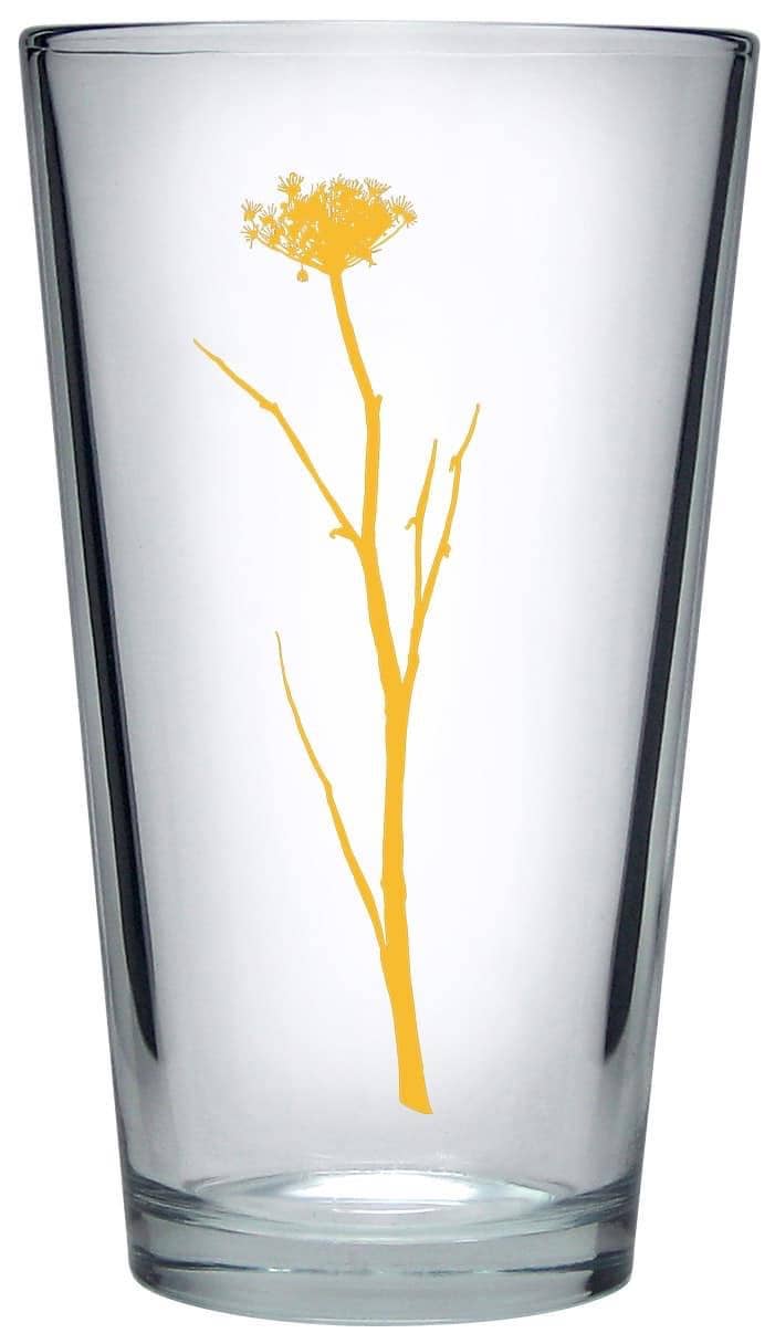 Queen Anne's Lace Pint Glass - Single Boxed