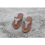 Posie Metallic Bead Flip Flop