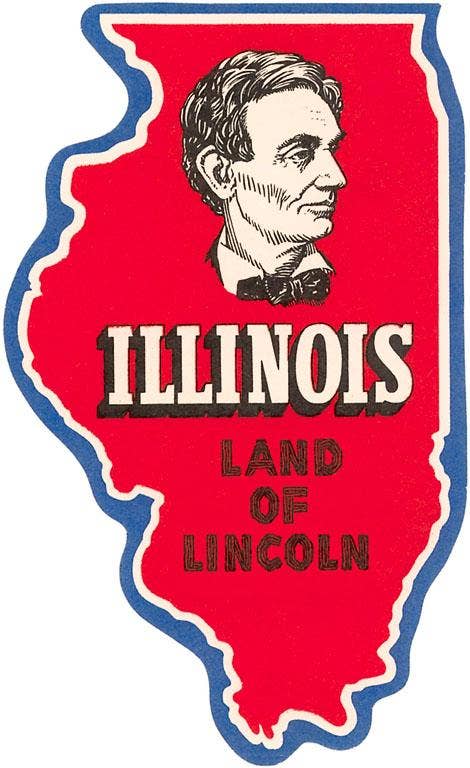 Illinois Land of LIncoln - Magnet