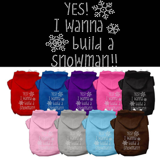 Yes! I want to build a Snowman Rhinestone Hoodies