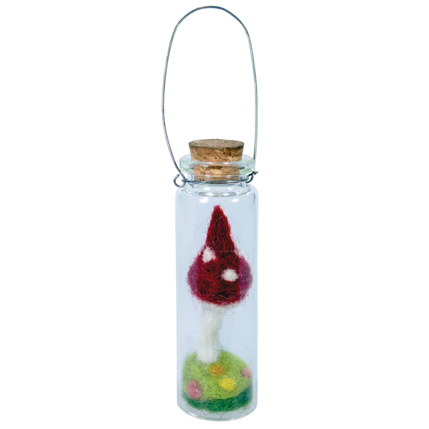 Fairy Cap Mushroom Bottle Ornament