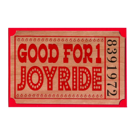 Romance~ Wood Ticket Joyride