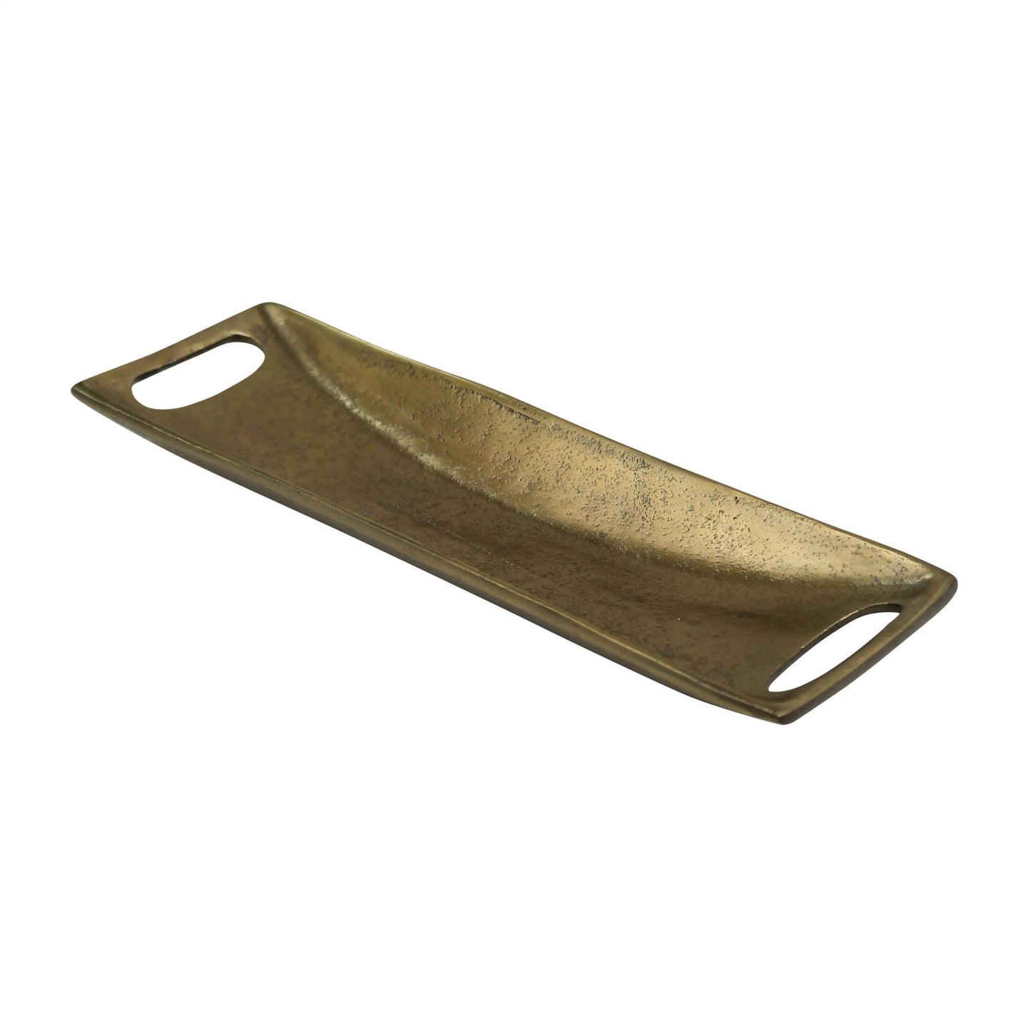 Dash Rectangle Tray, Brass - Sm