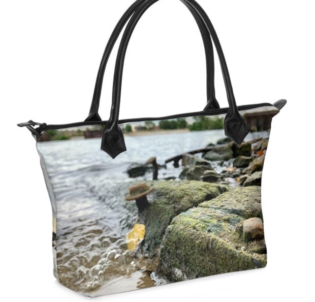 Tote Featuring Illinois River Scene