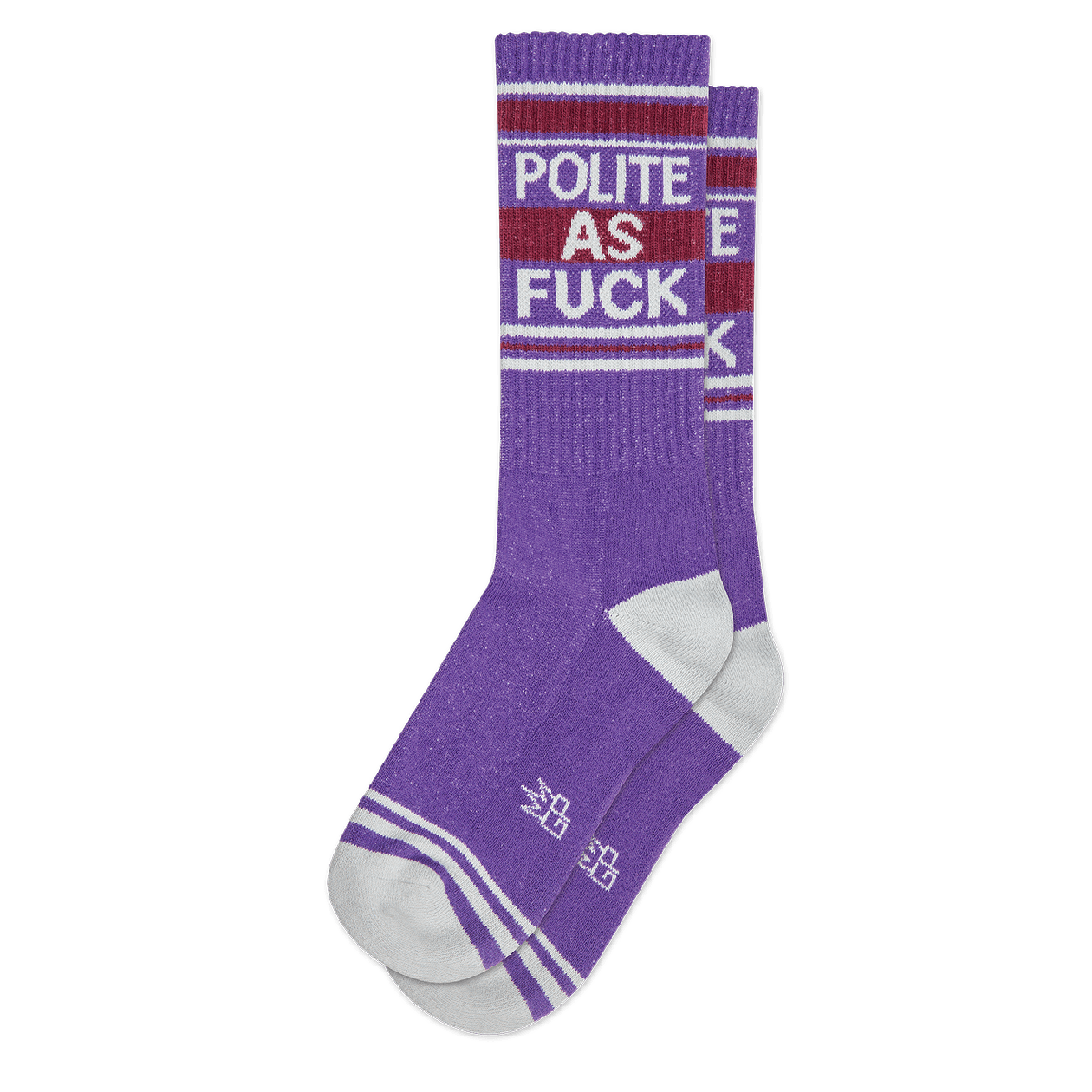 Polite As F*** Gym Crew Socks