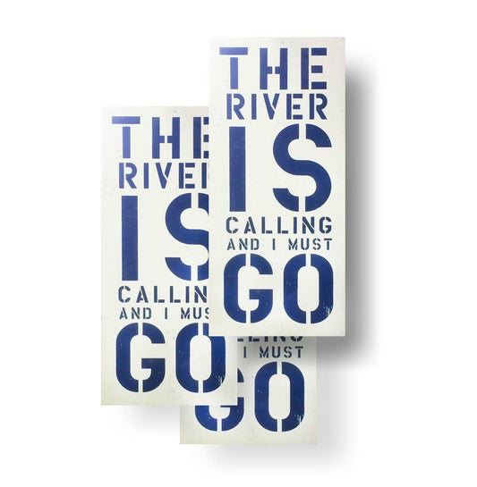 The River is Calling Sign