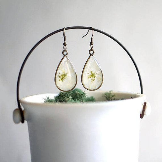 Birth Flower Earrings - December