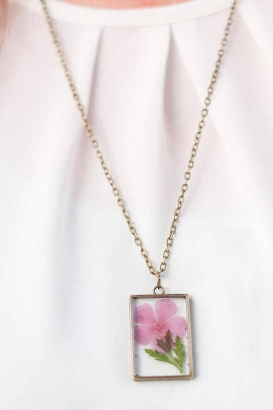 Birth Flower Necklace - August