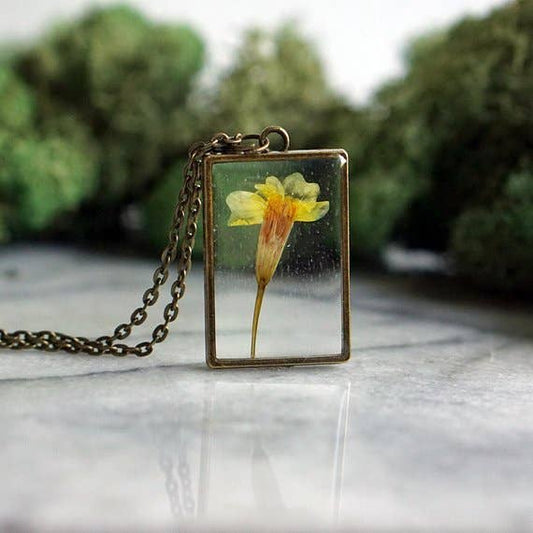 Birth Flower Necklace - October