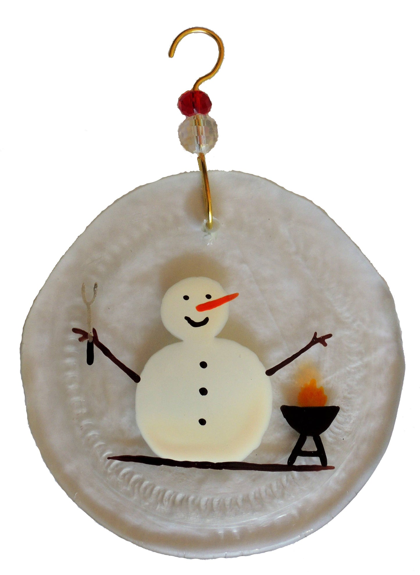 Ornament - Snowman & Grill