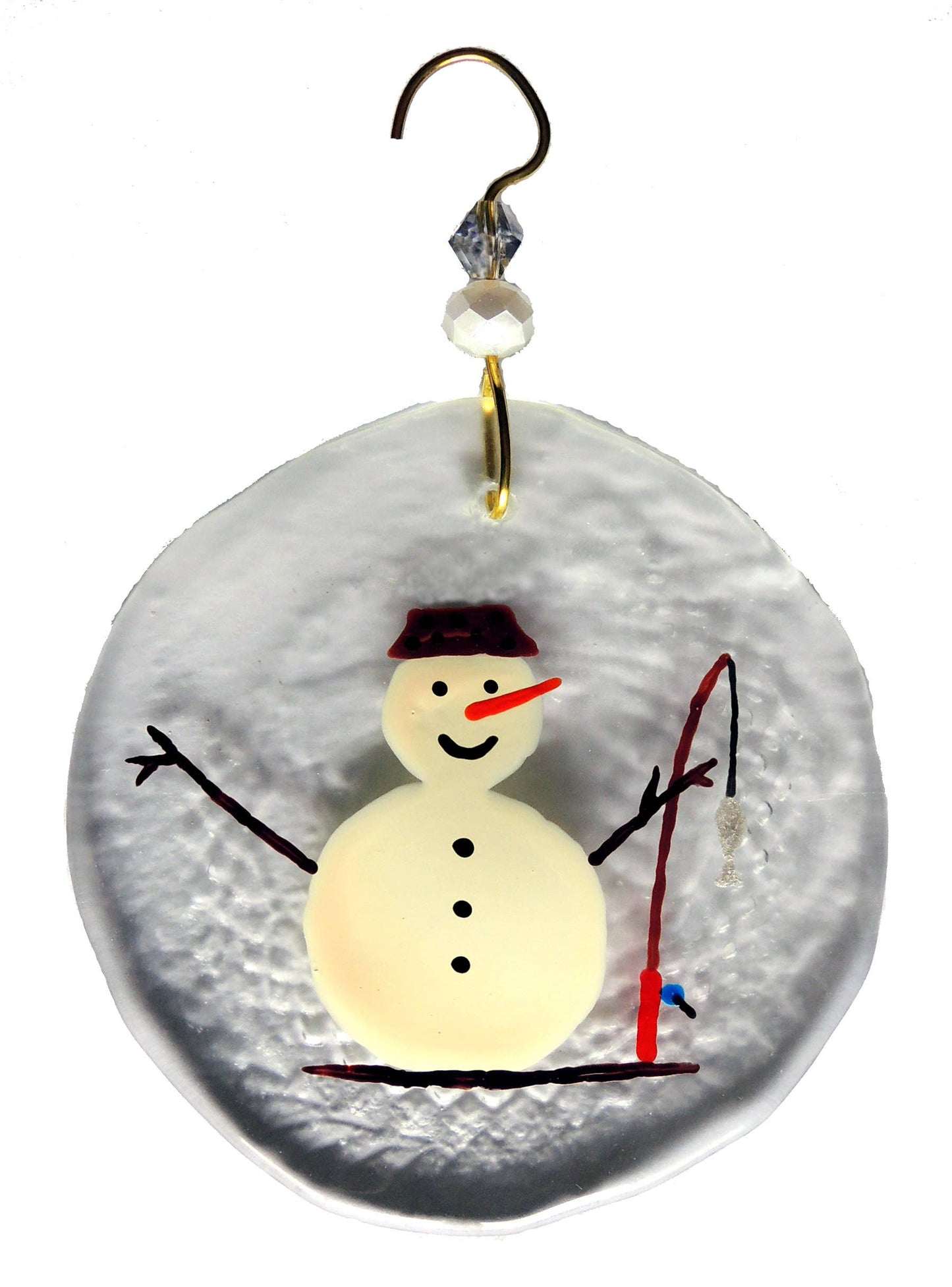 Ornament - Snowman Fisherman