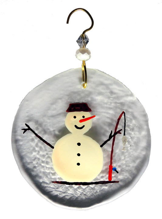 Ornament - Snowman Fisherman