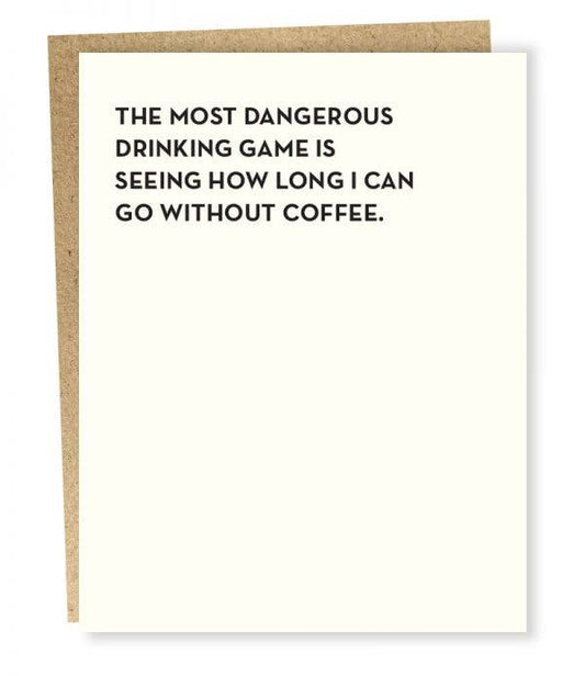 The Most Dangerous Drinking Game - Card