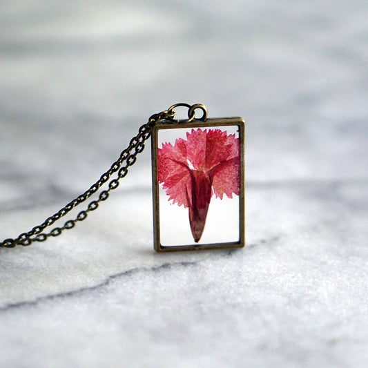 Birth Flower Necklace - January