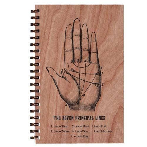 Wood Notebook - Palmistry