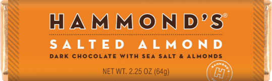 Hammond’s Salted Almond Chocolate Bar