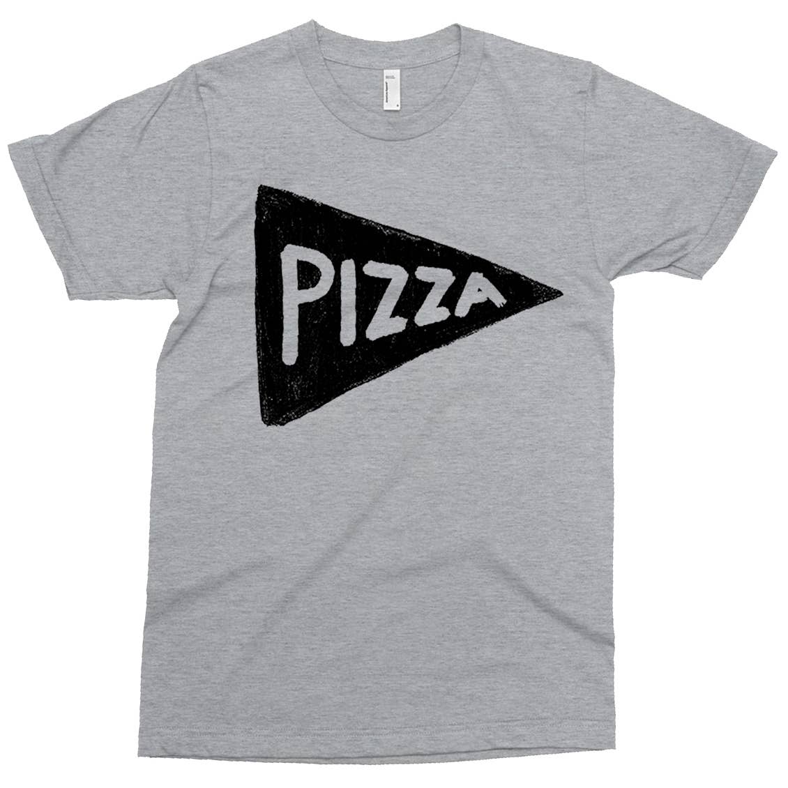 Pizza T-Shirt Gray