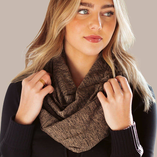 Irina Infinity Scarf - Brown