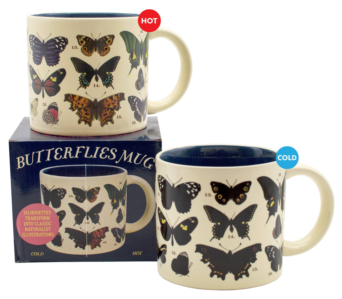 Butterflies Heat-Changing Coffee Mug