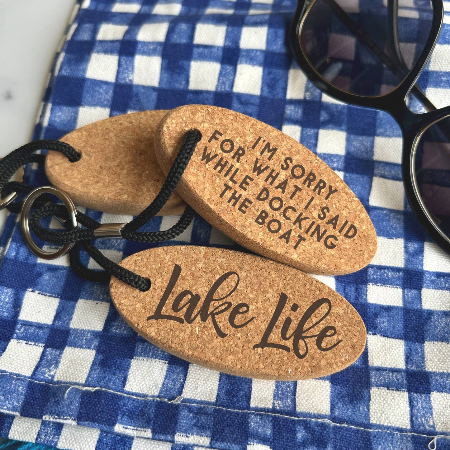 Floating Cork Keychain