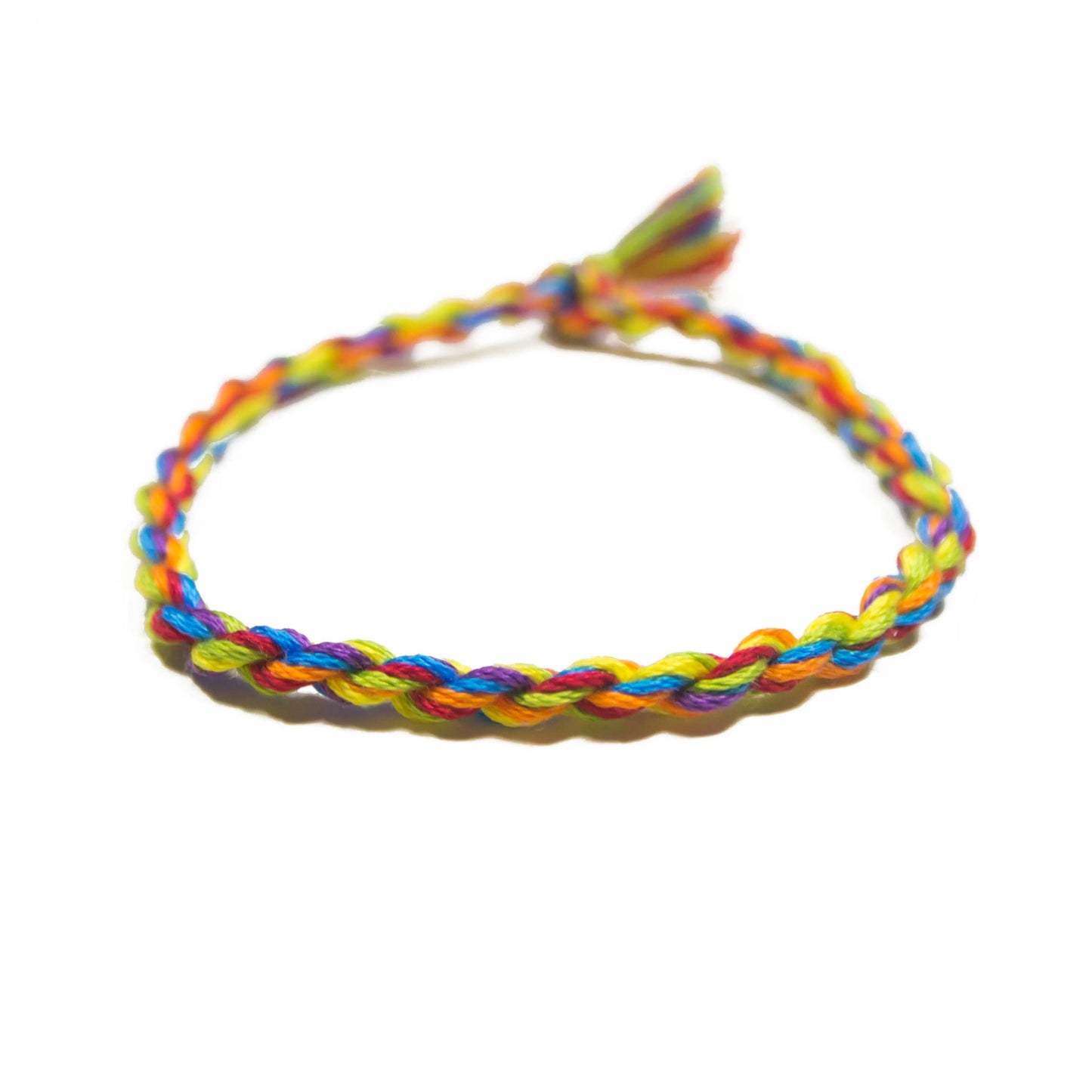 Bright Rainbow Adjustable Twist Bracelets Pride