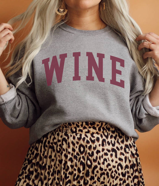 Wine Pullover - Gray
