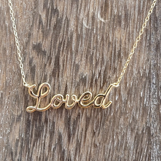 Loved Gold Necklace