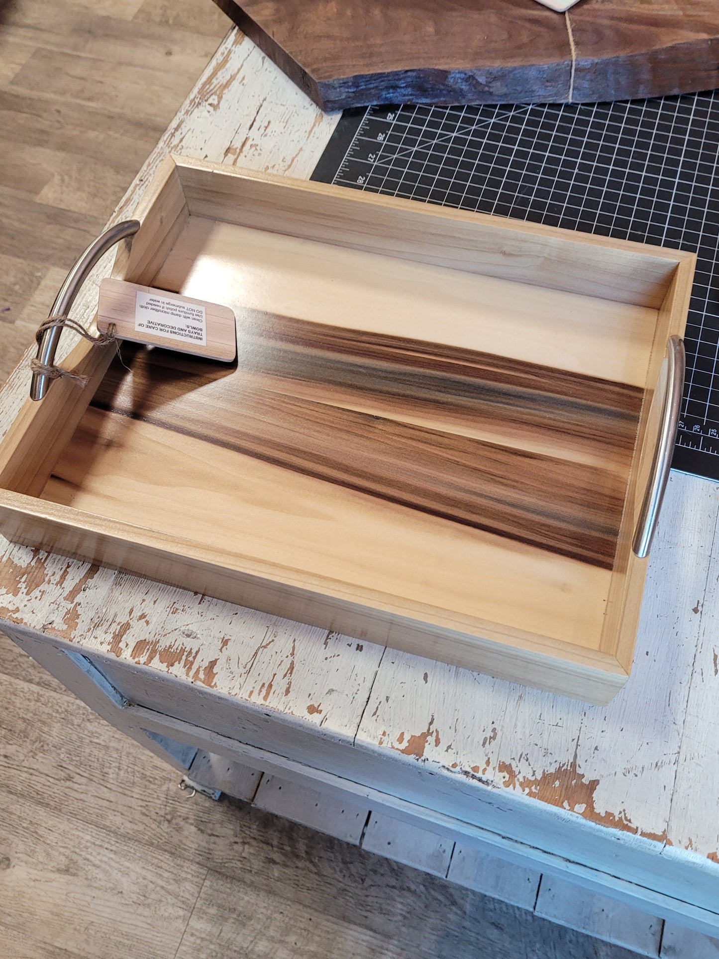 Tray With Handles -Poplar