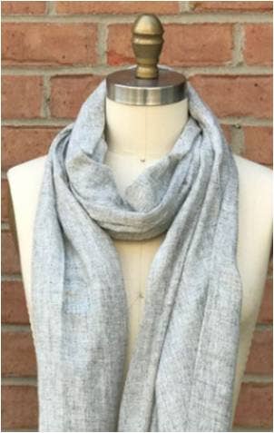 Cashmere Blend Travel Wrap - Light Grey