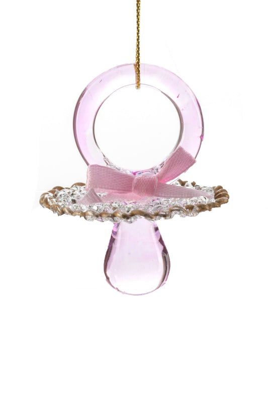 Pink Pacifer Ornament