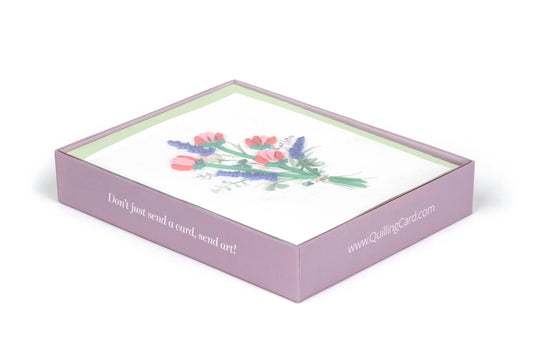 Quilled Wildflower Note Card Box Set