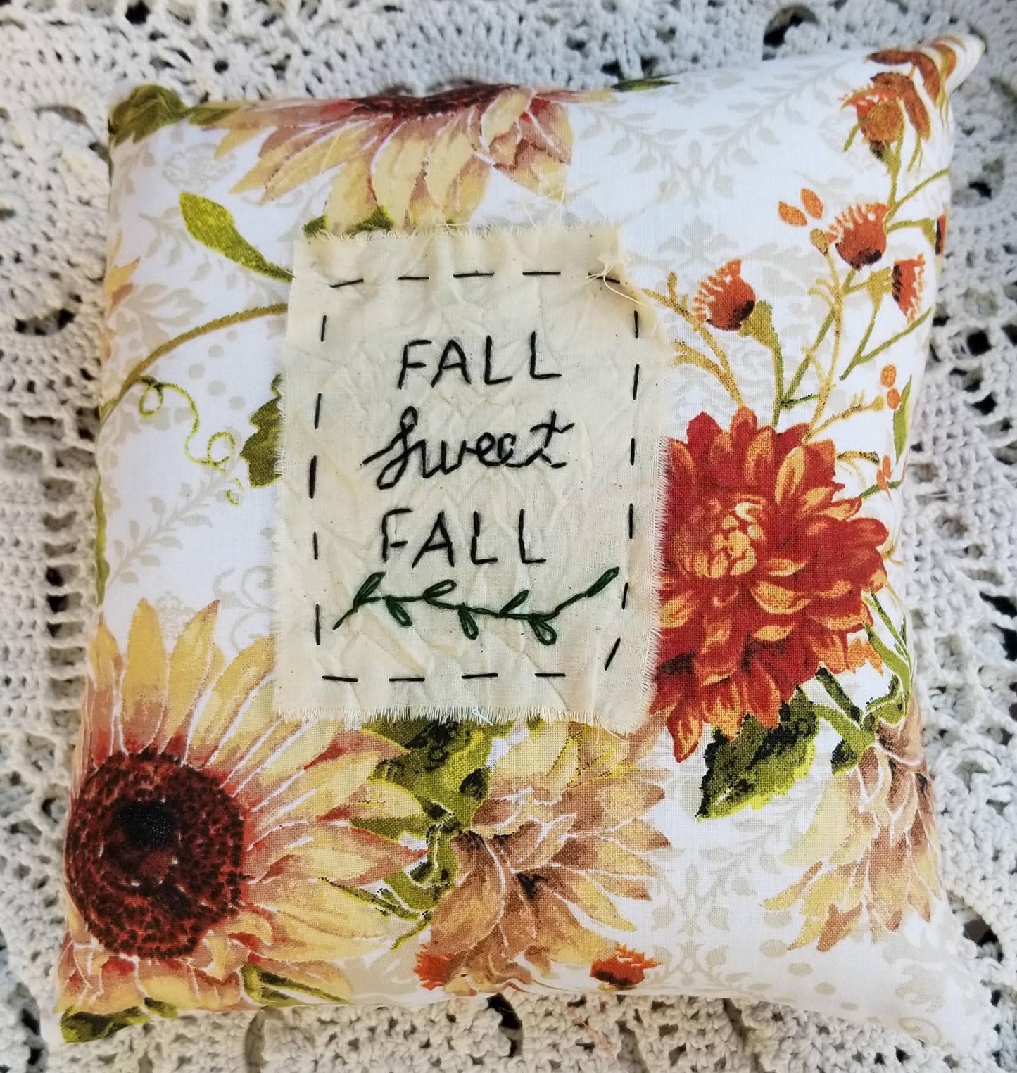 Fall Sweet Fall Handmade Pillow