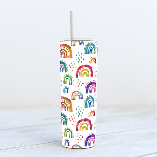 Thermal Tumbler 20oz - Rainbows