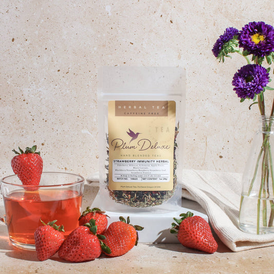 Strawberry Echinacea Immunity Herbal Tea