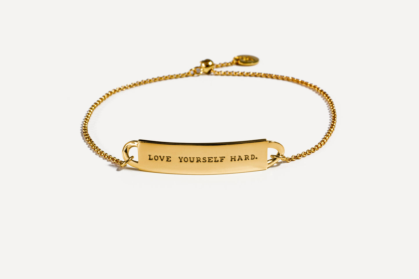 Mini Fortune Bracelet: Love Yourself Hard (G)